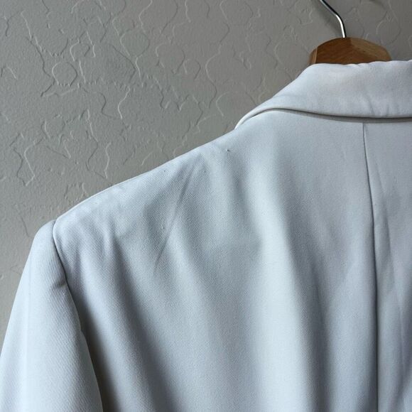 Veronica Beard Scuba Iconic‎ Blazer Schoolboy Dickey Blazer Jacket White Size 8 - Picture 10 of 13